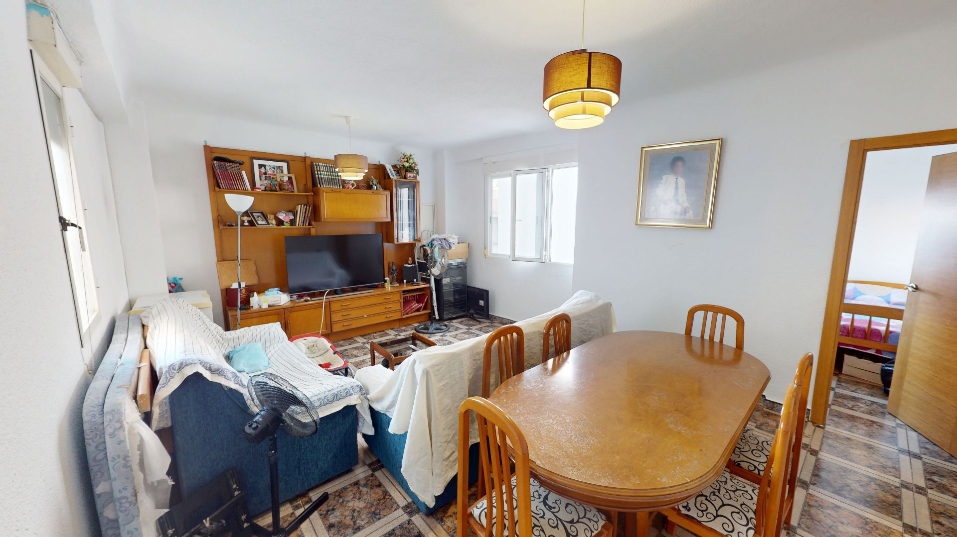 Sala de estar de Piso en venta en Elche / Elx con Balcón