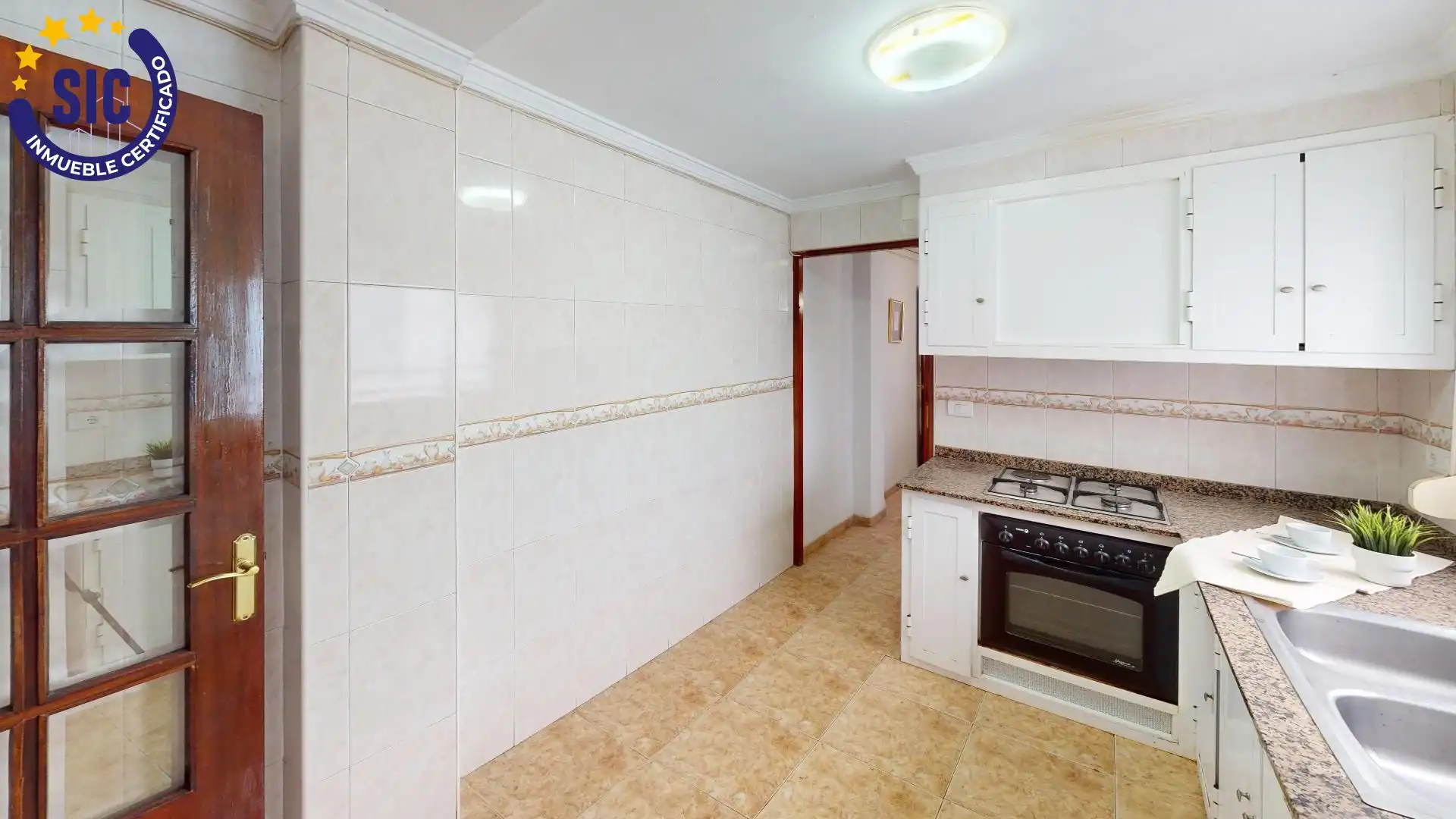Küche von Wohnung zum Verkauf in Castellón de la Plana / Castelló de la Plana mit Möbliert