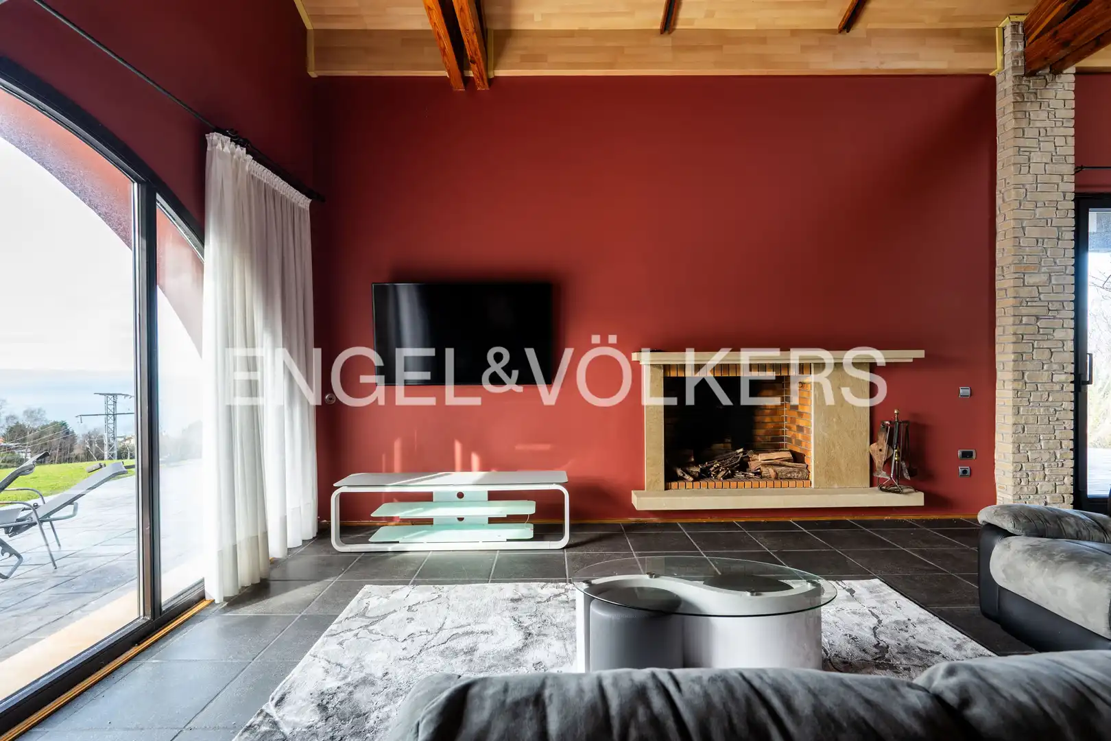Sala de estar de Casa o chalet en venta en Donostia - San Sebastián  con Aire acondicionado, Calefacción y Jardín privado
