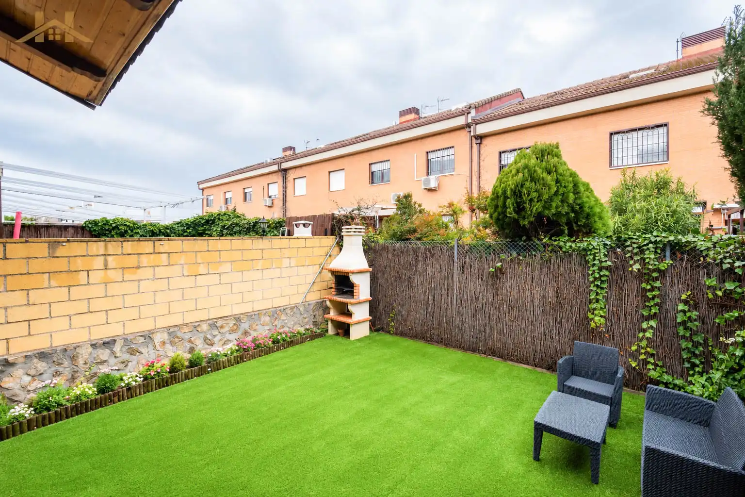 Terraza de Casa adosada en venta en Valdemoro con Jardín privado y Piscina comunitaria