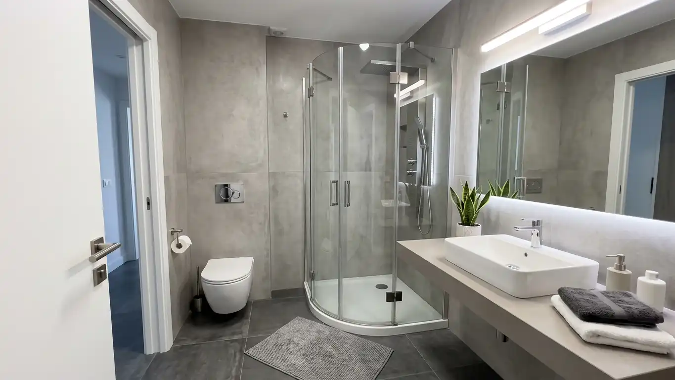 Baño de Dúplex de alquiler en Villaviciosa de Odón con Aire acondicionado, Calefacción y Parquet
