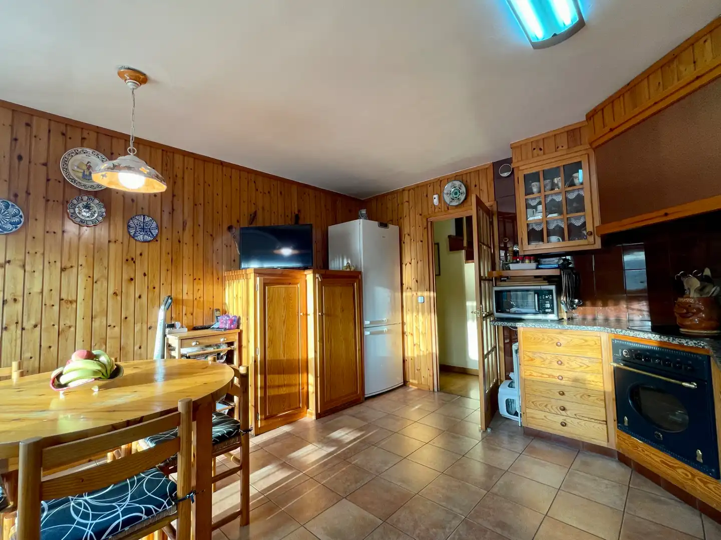 Cocina de Casa o chalet en venta en Sant Pau de Segúries con Aire acondicionado, Jardín privado y Terraza