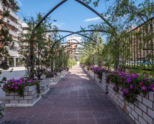 Exterior view of Flat for sale in  Zaragoza Capital  with Air Conditioner, Heating and Private garden