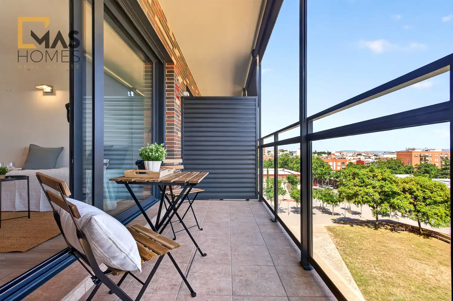 Terrasse von Maisonette zum Verkauf in Sabadell mit Klimaanlage, Heizung und Parkett