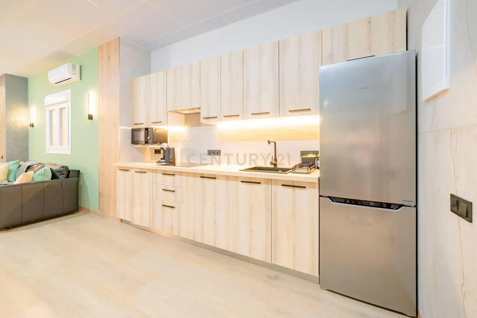 Kitchen of Apartments for sale in Valencia  with Air Conditioner, Oven and Washing machine