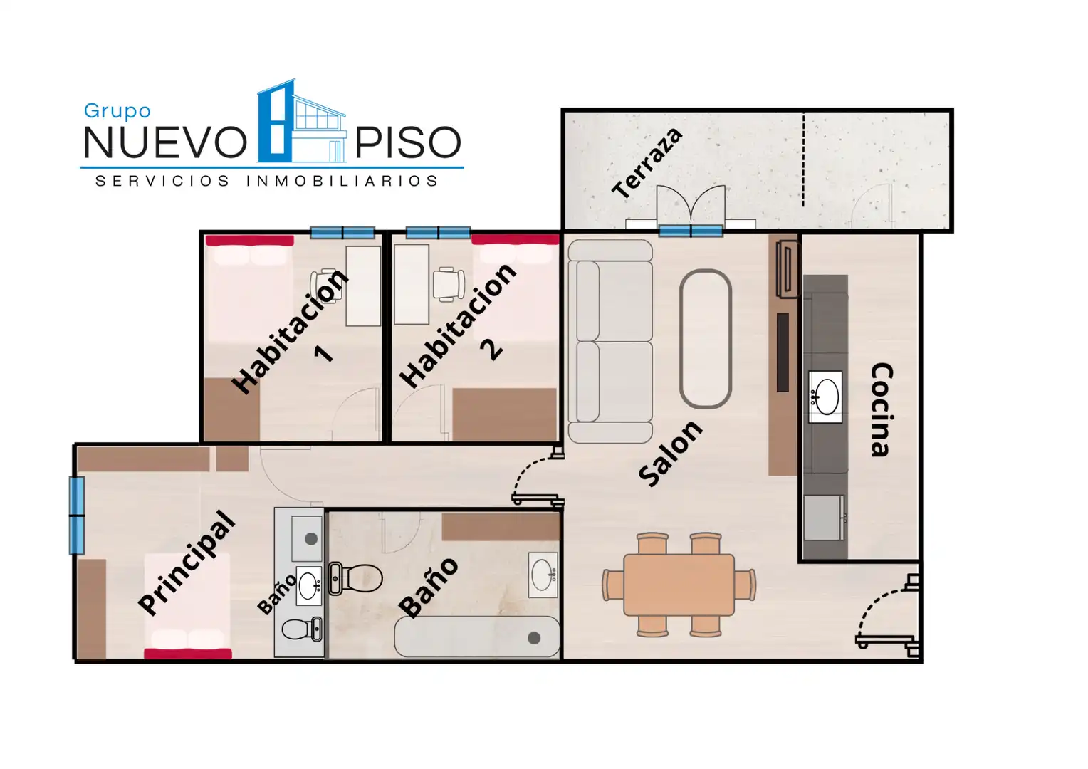 Piso en venta en Humanes de Madrid, Madrid