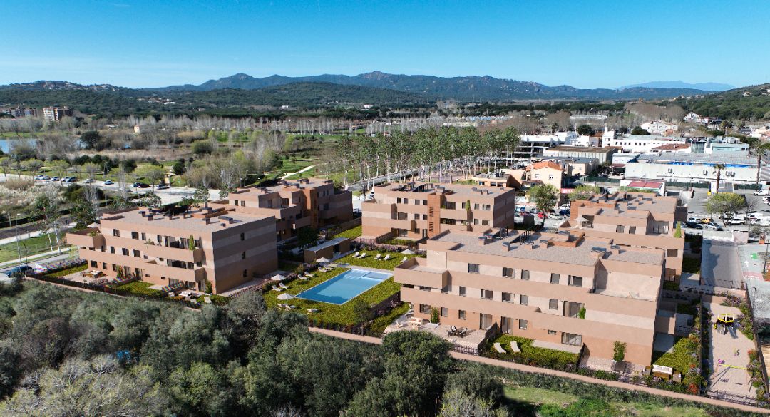 Außenansicht von Wohnung zum Verkauf in Castell d'Aro, Platja d'Aro i s'Agaró mit Klimaanlage, Heizung und Terrasse