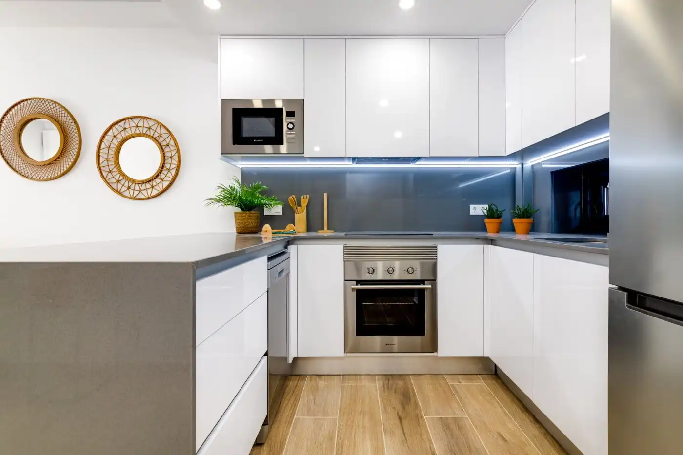 Cuina de Apartament en venda en Villamartín amb Aire condicionat, Calefacció i Jardí privat