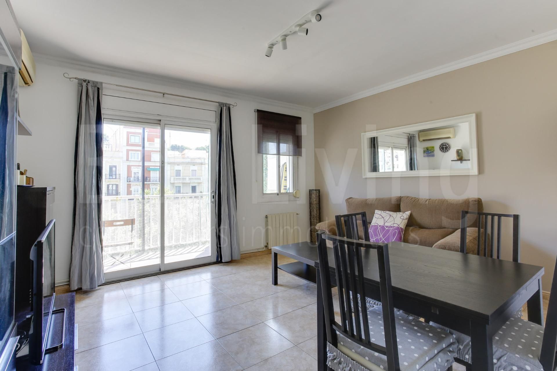 Bedroom of Flat to rent in  Barcelona Capital  with Air Conditioner, Heating and Terrace