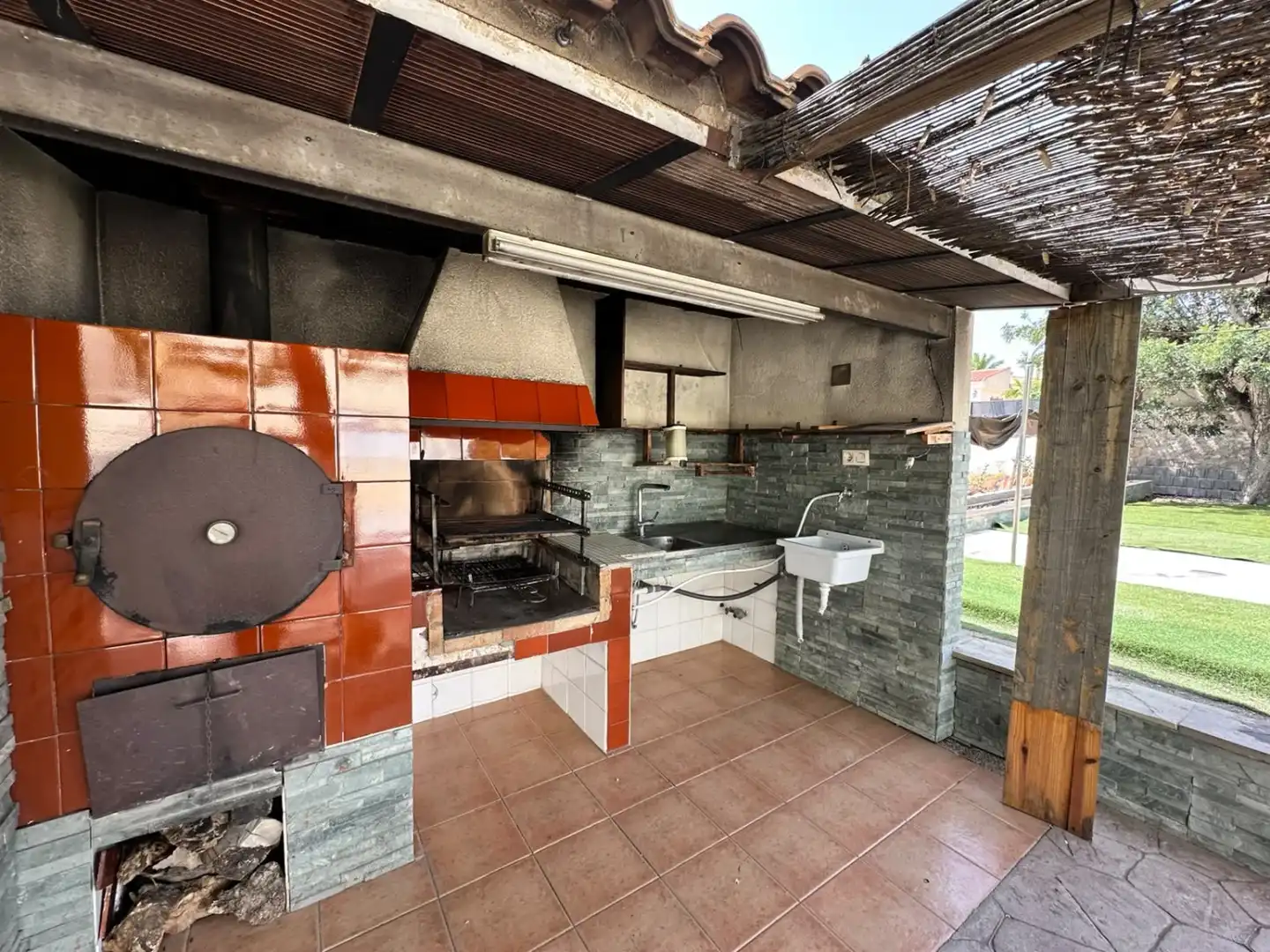 Cuina de Casa o xalet de lloguer en Molina de Segura amb Aire condicionat, Jardí privat i Terrassa