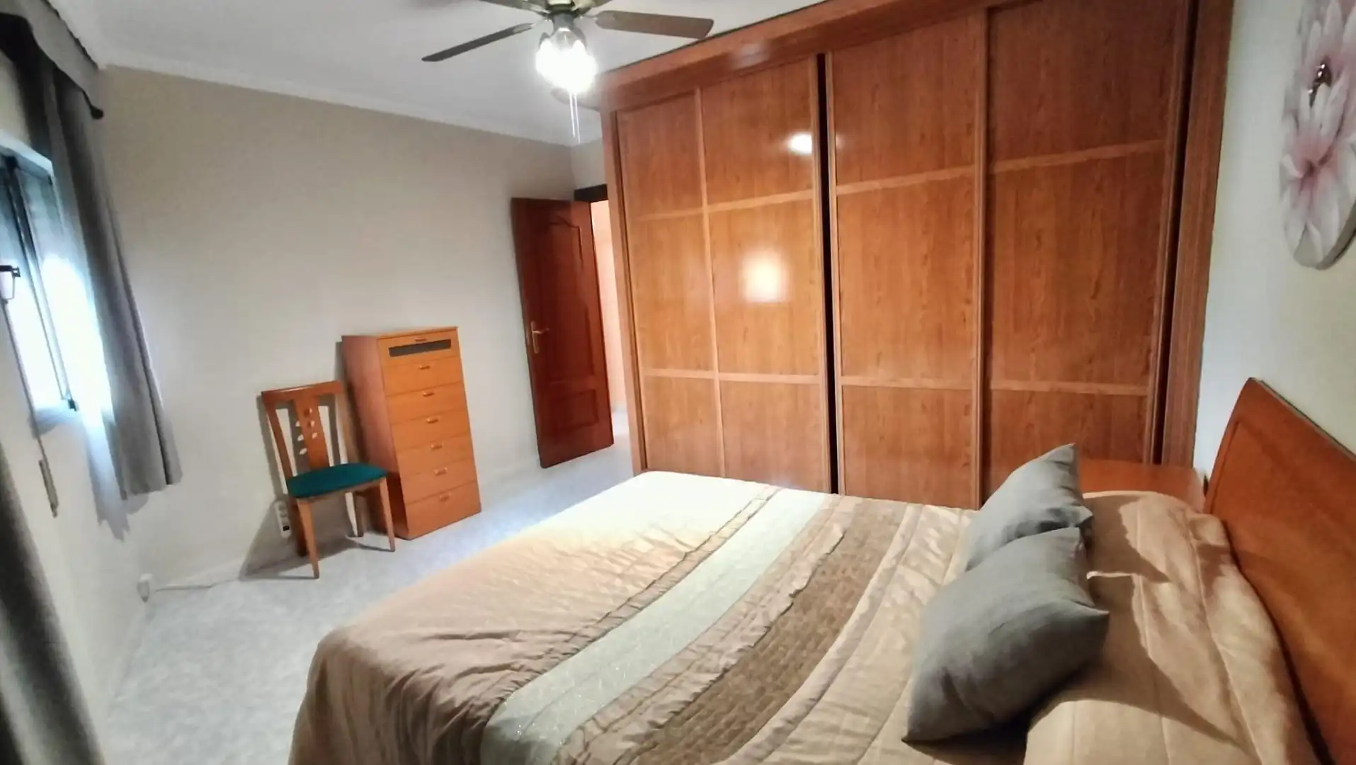 Habitación de Piso para compartir en Málaga con Aire acondicionado, Calefacción y Terraza