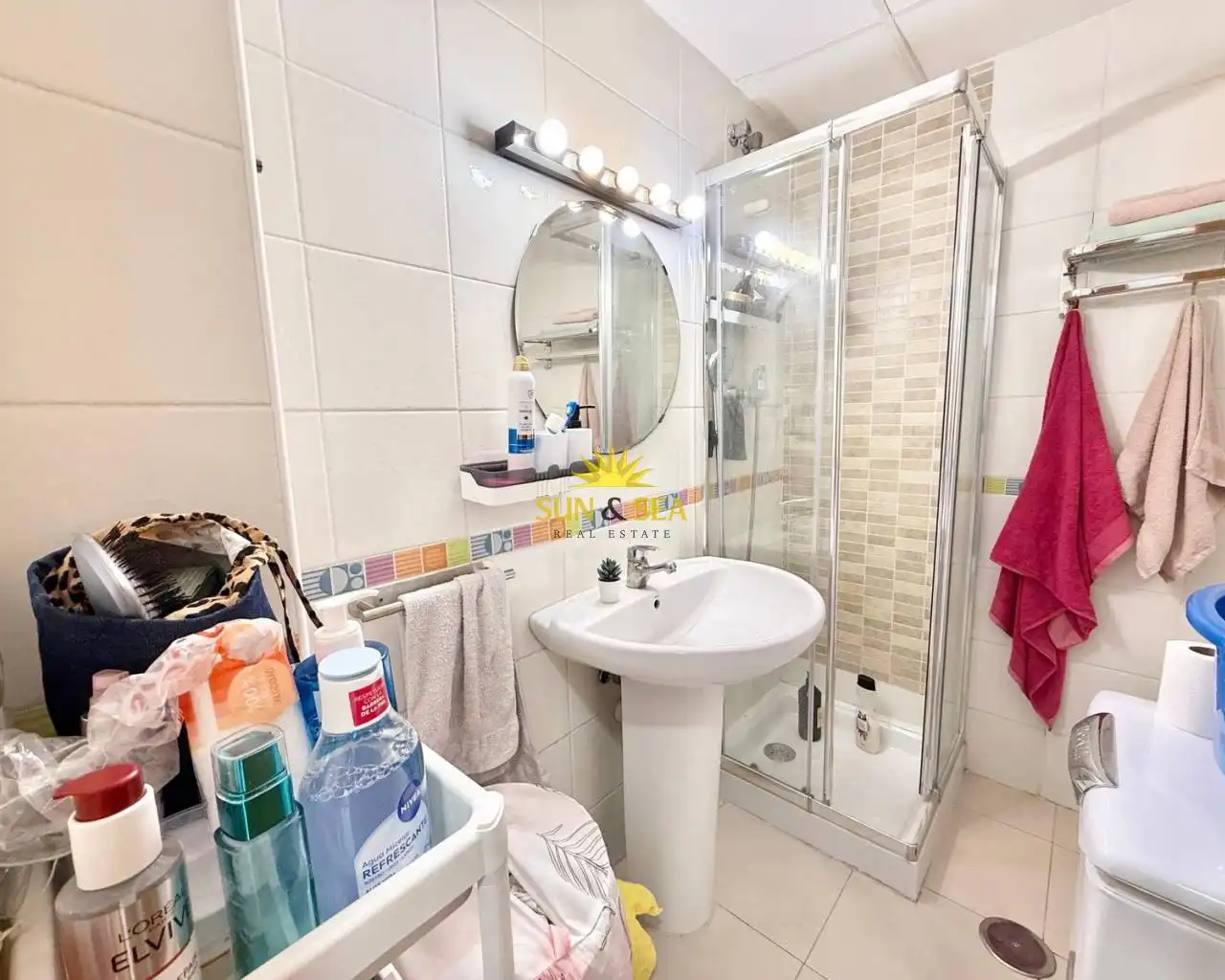 Bathroom of Apartments for rent in Murcia  with Air Conditioner, Heating and Furnished