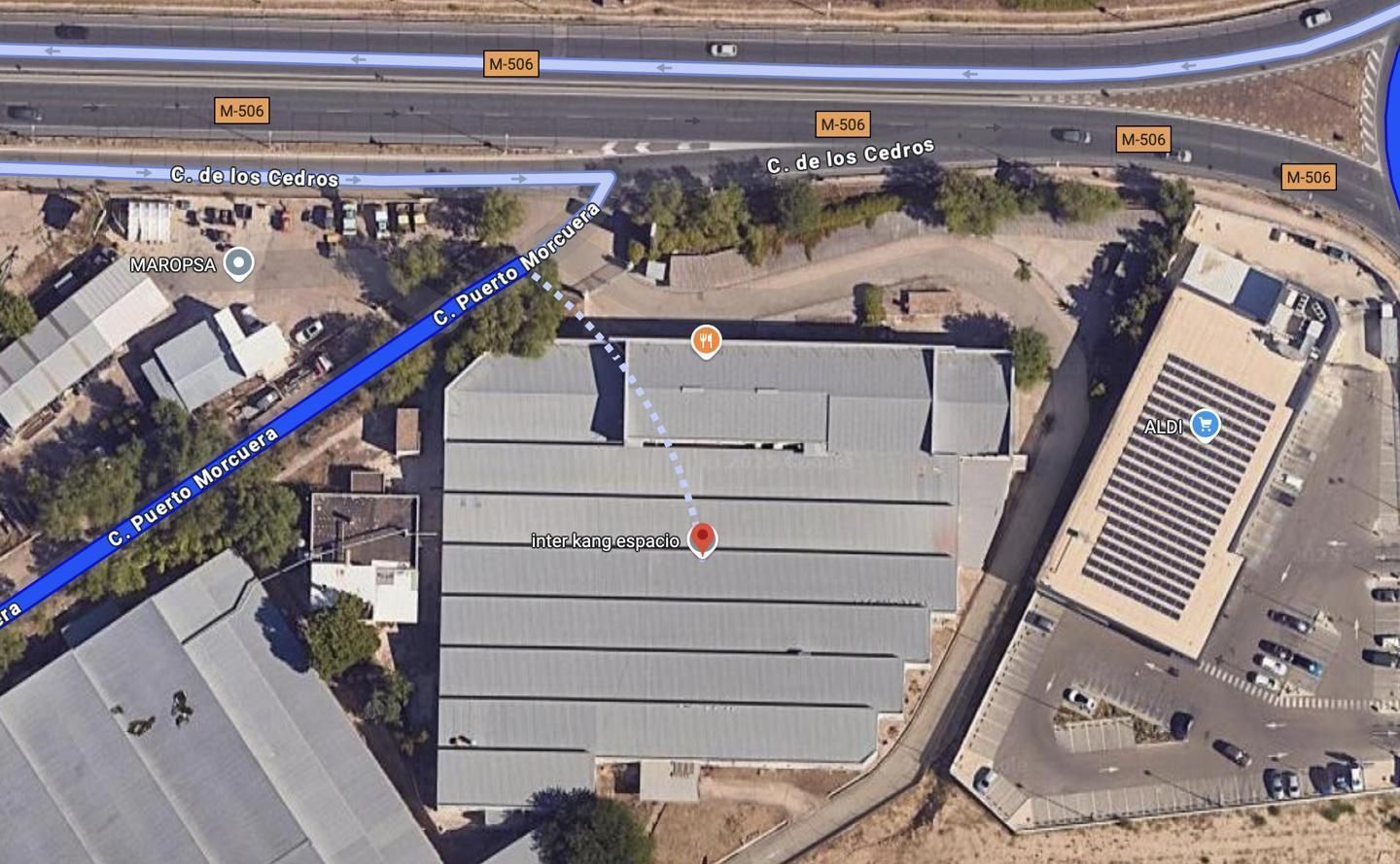 Exterior view of Industrial buildings to rent in Móstoles