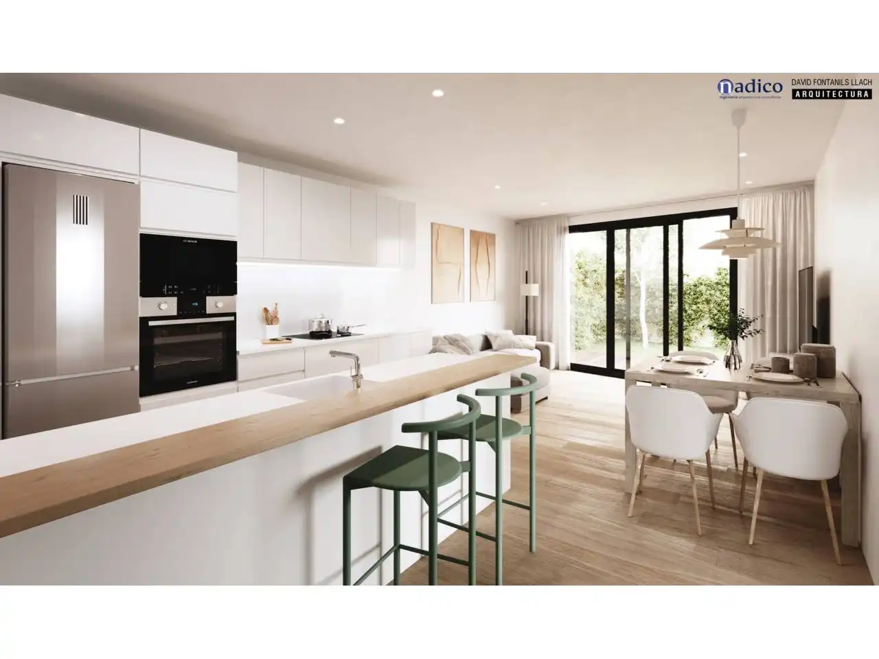 Cocina de Dúplex en venta en La Garriga con Parquet, Terraza y Trastero