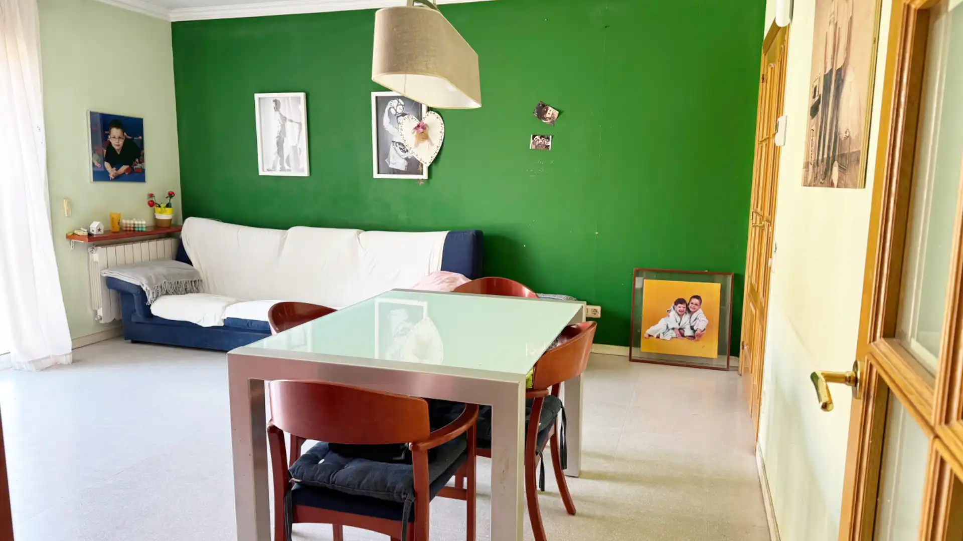 Esszimmer von Wohnung zum Verkauf in Granollers mit Heizung, Abstellraum und Ofen