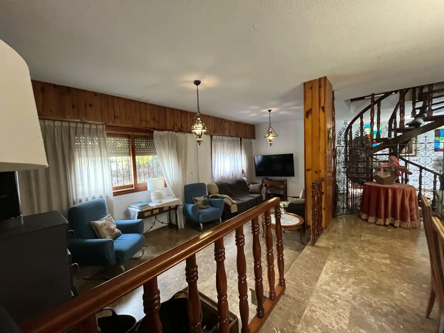 Sala de estar de Casa o chalet en venta en Macastre con Aire acondicionado, Jardín privado y Terraza