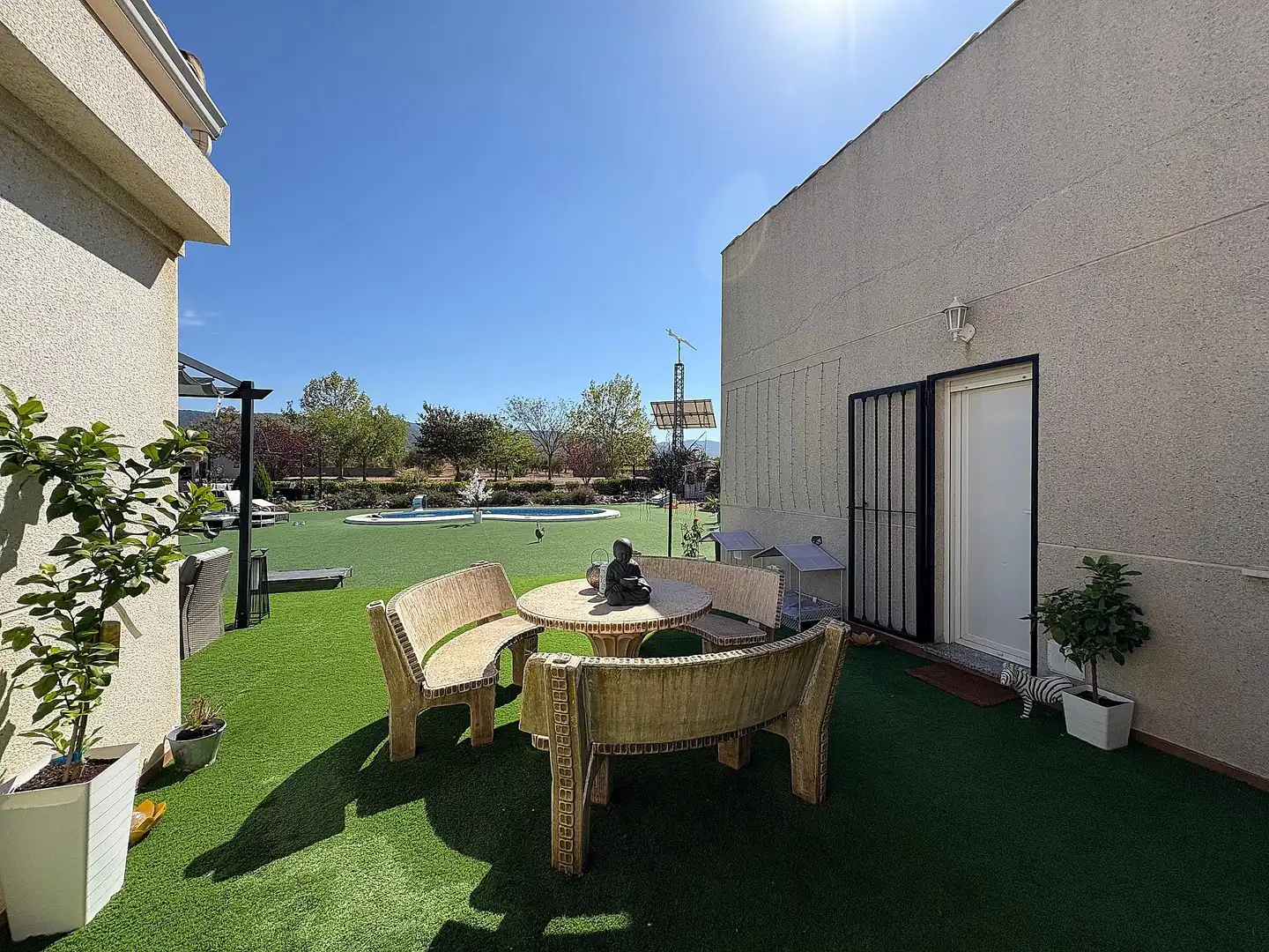 Terrassa de Casa o xalet en venda en Biar amb Calefacció, Jardí privat i Parquet