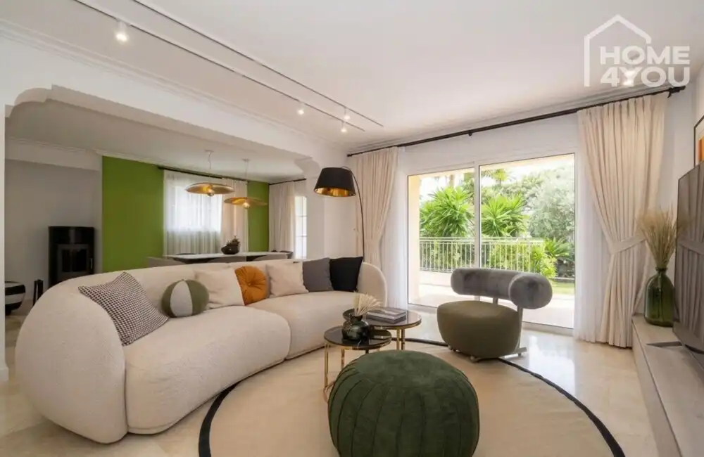 Sala d'estar de Casa o xalet en venda en Calvià amb Aire condicionat, Calefacció i Terrassa