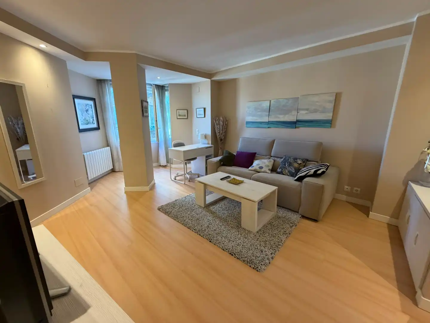Sala de estar de Piso de alquiler en Valladolid con Calefacción y Amueblado