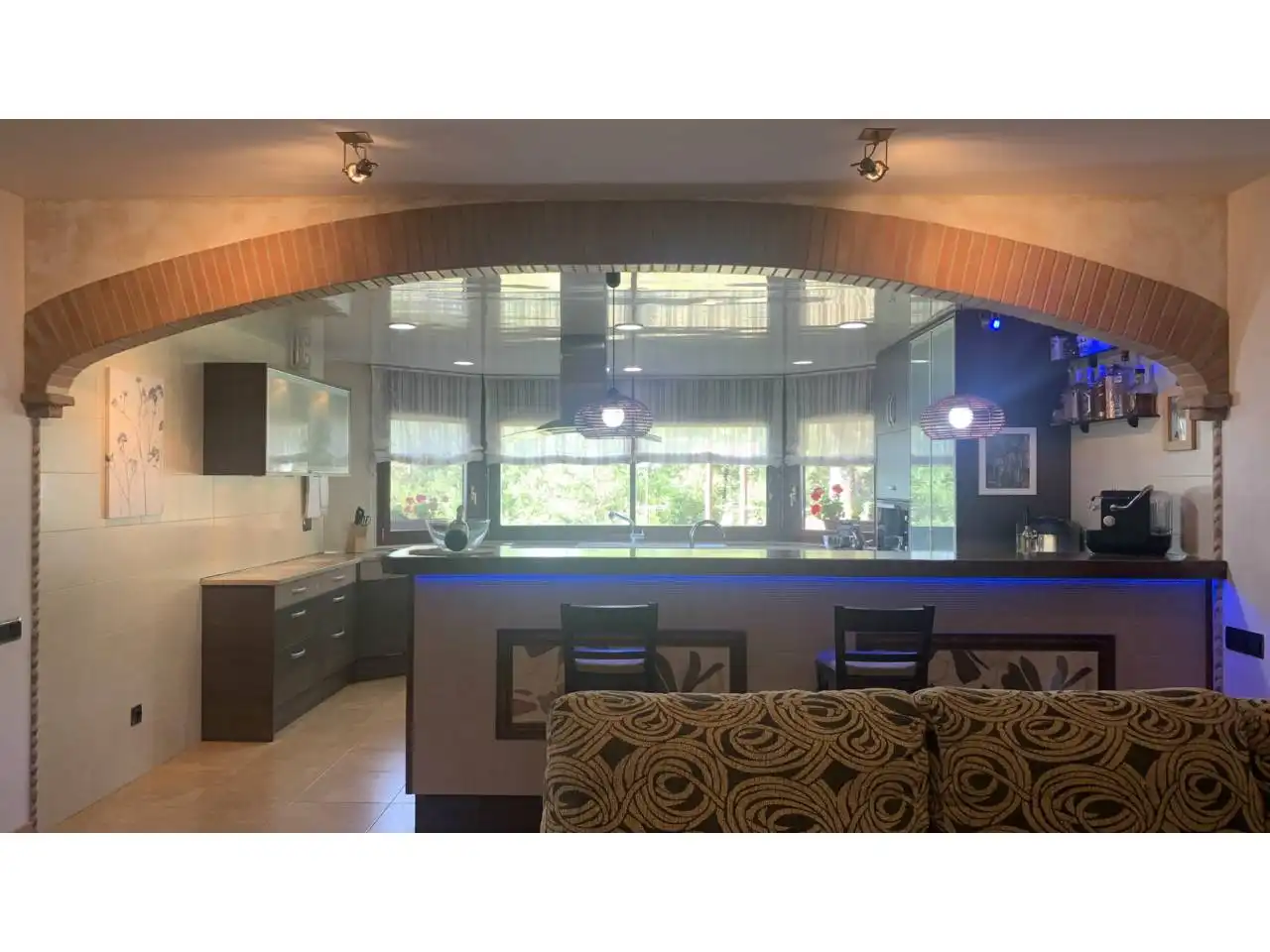 Cocina de Casa o chalet en venta en Guixers con Calefacción, Jardín privado y Parquet