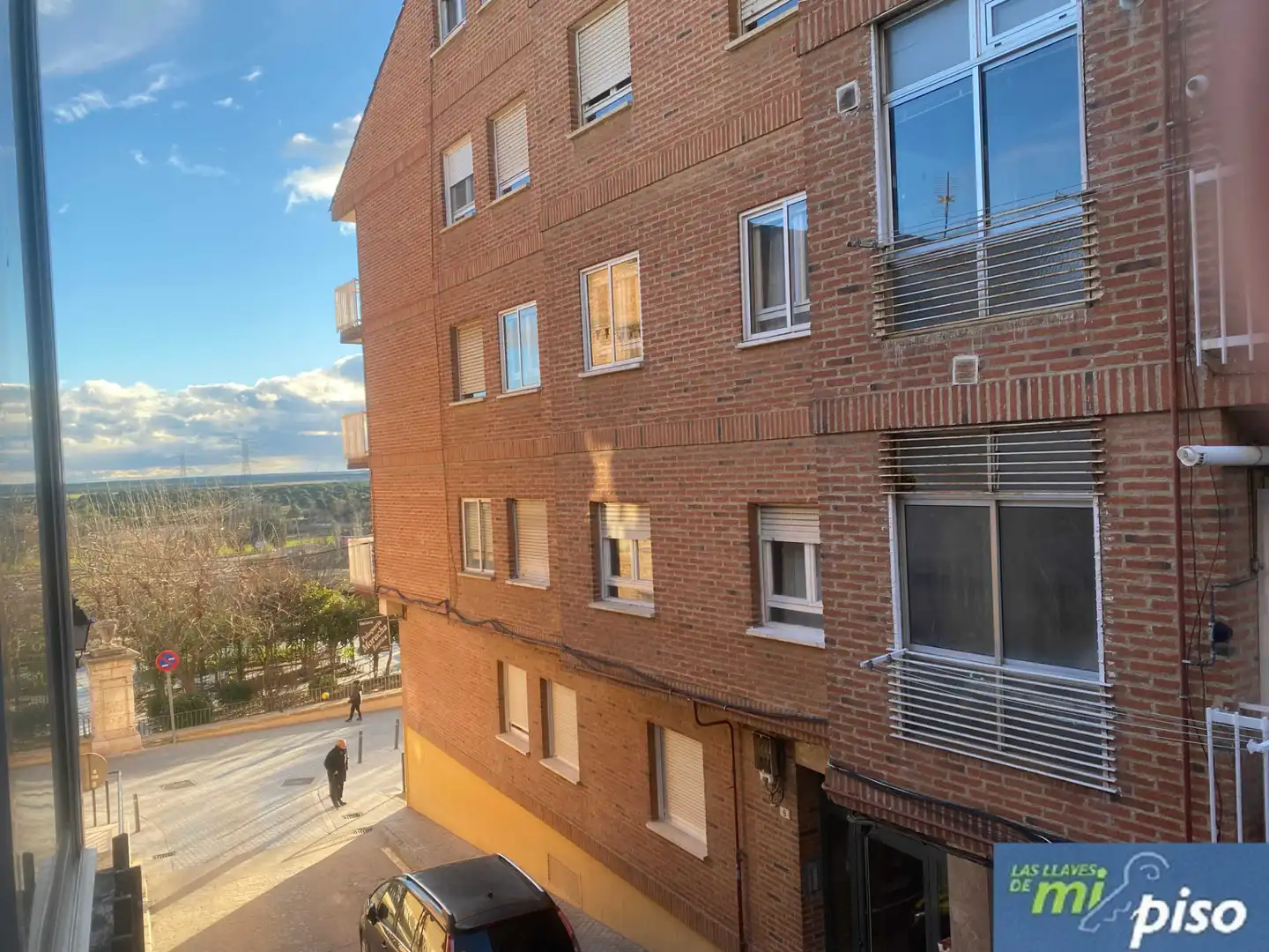 Exterior view of Flat for sale in Tordesillas  with Parquet flooring, Terrace and Furnished