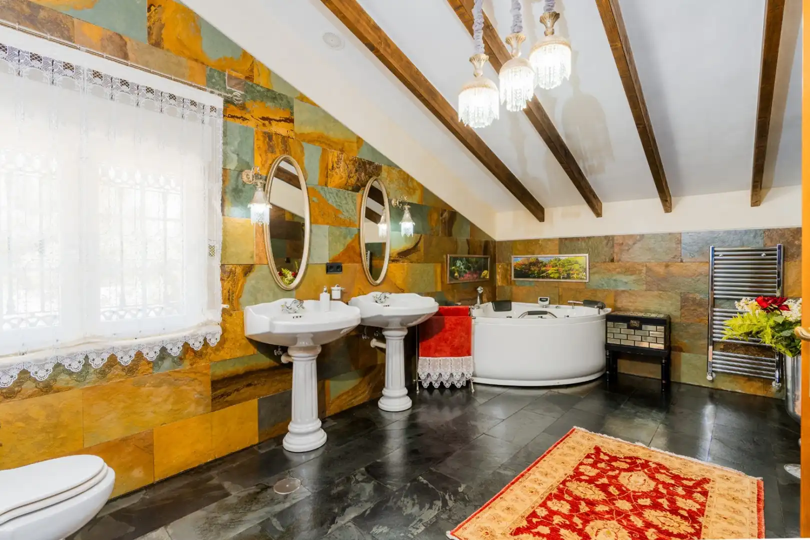 Baño de Casa o chalet en venta en San Vicente del Raspeig / Sant Vicent del Raspeig con Aire acondicionado, Calefacción y Jardín privado