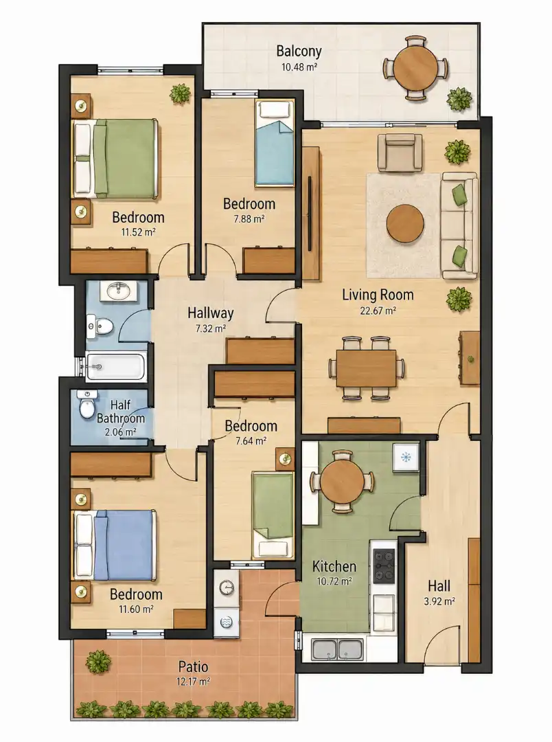 Piso con terraza en venta en Carrer de Josep Llanza, imagen 39