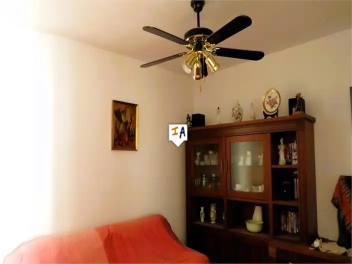 Sala de estar de Casa adosada en venta en Santiago de Calatrava con Terraza y Trastero