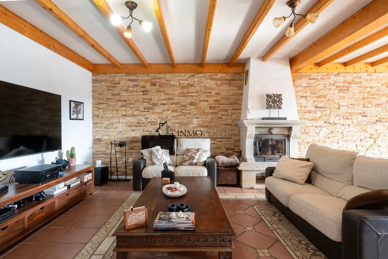 Living room of Houses for sale in Vilagarcía de Arousa  with Private garden