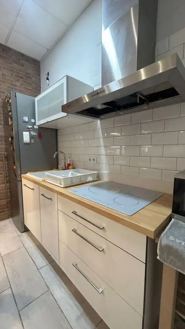 Küche von Wohnung zur Miete in Málaga mit Klimaanlage und Möbliert
