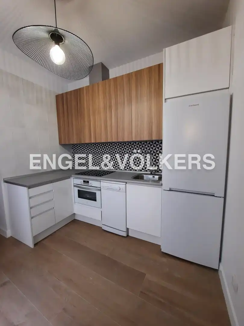 Kitchen of Flat for rent in Madrid  with Air Conditioner, Heating and Pets allowed