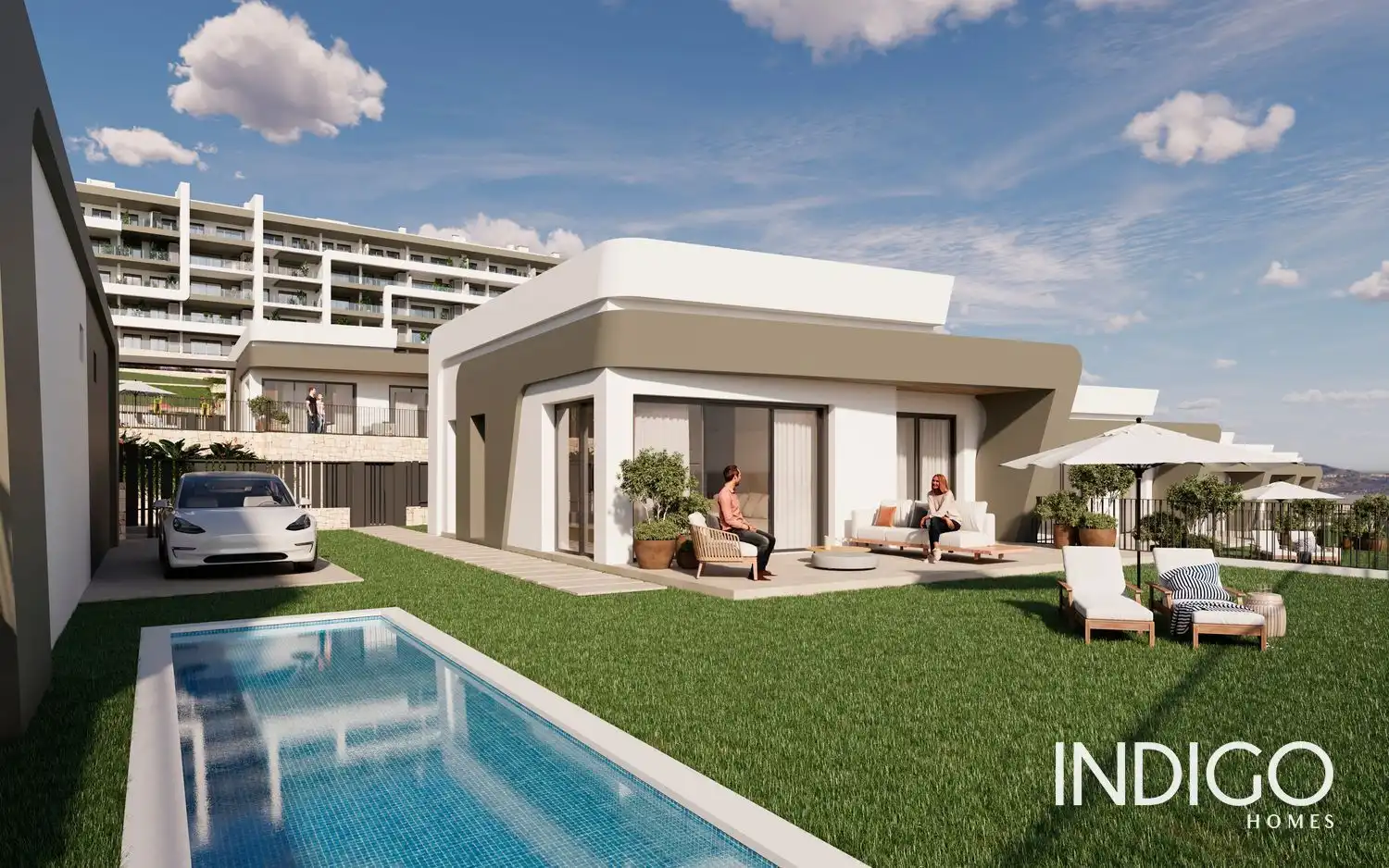 Chalet con piscina en venta en del Mati