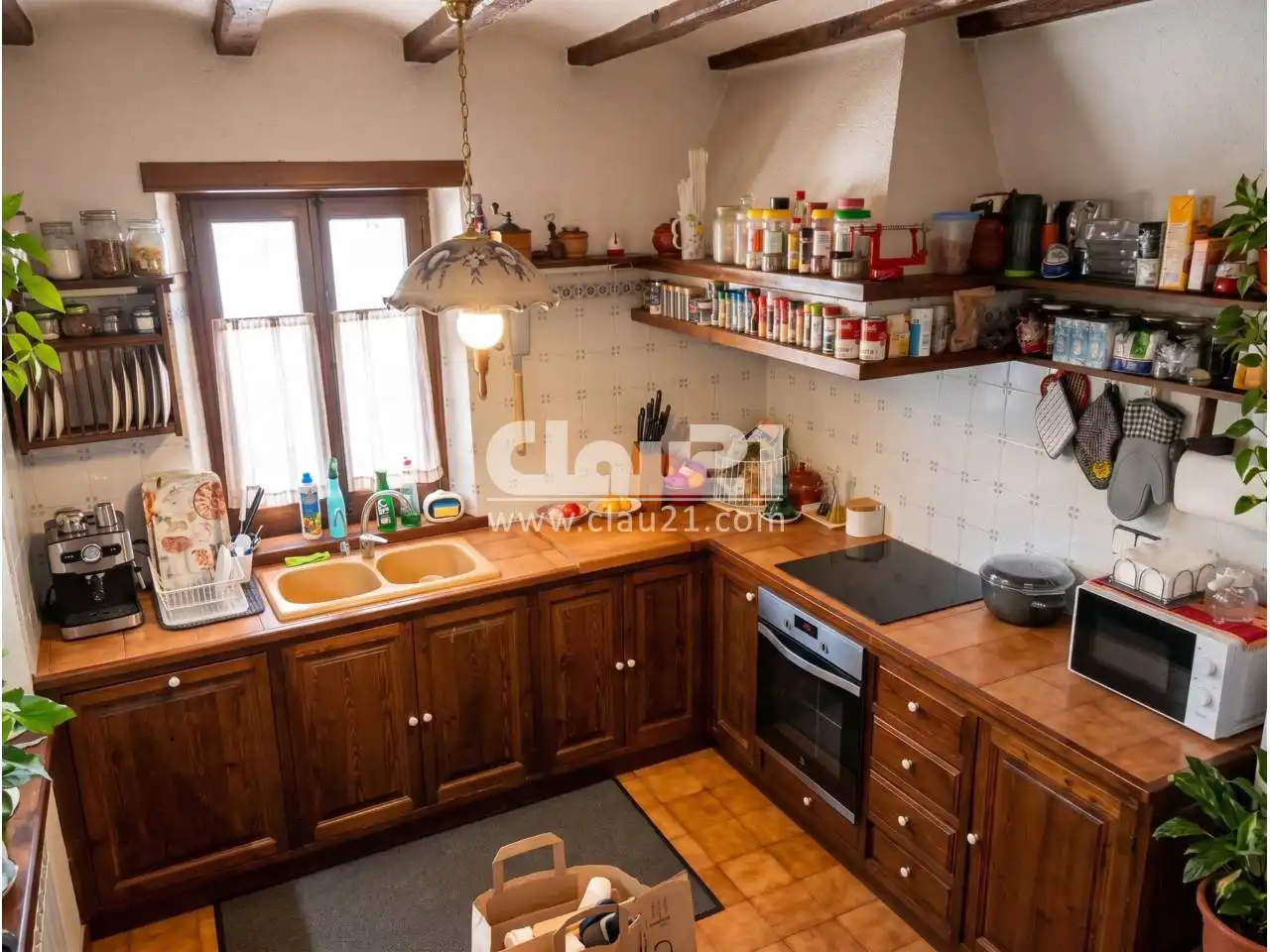 Cocina de Casa o chalet en venta en Olvan con Aire acondicionado, Calefacción y Terraza