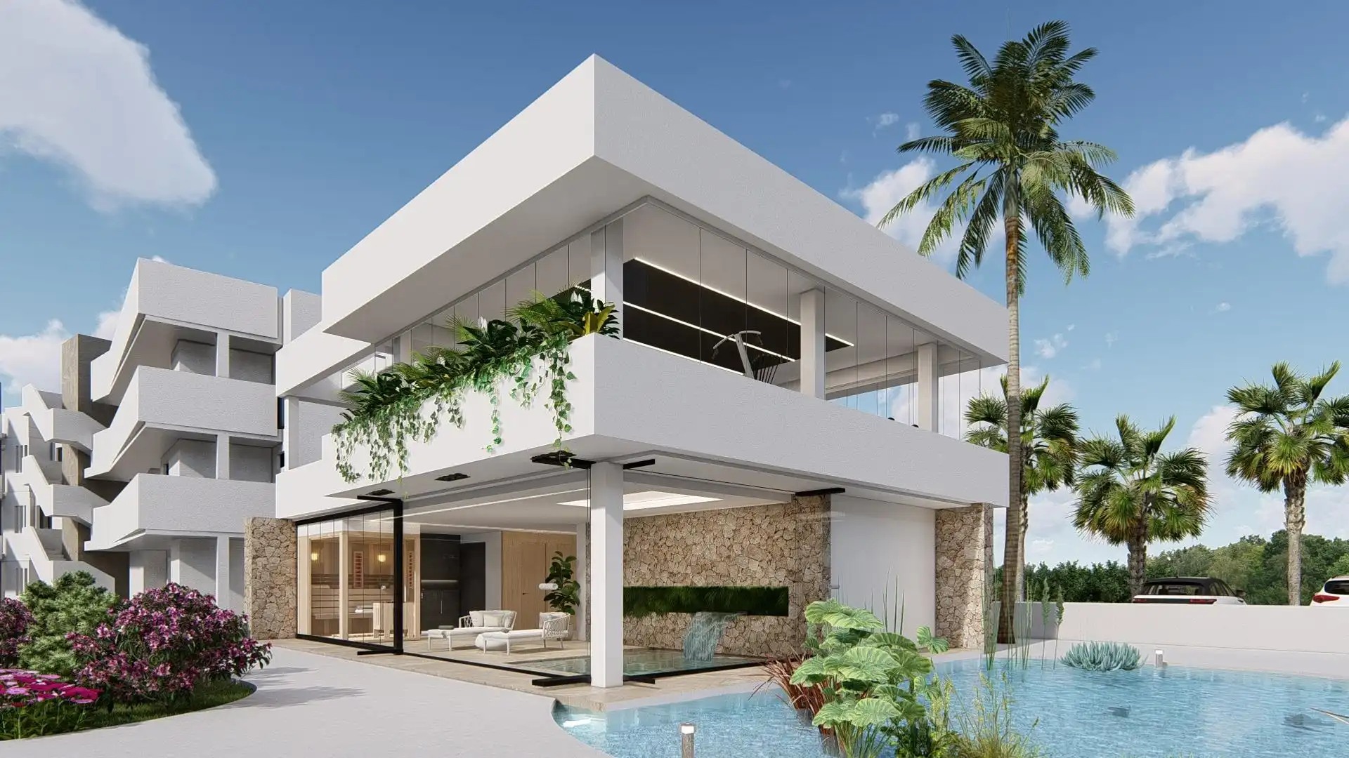 Vista exterior de Apartamento en venta en Guardamar del Segura con Aire acondicionado, Calefacción y Jardín privado