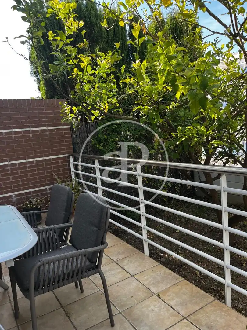 Balcony of Attic for rent in Almenara  with Air Conditioner, Heating and Private garden