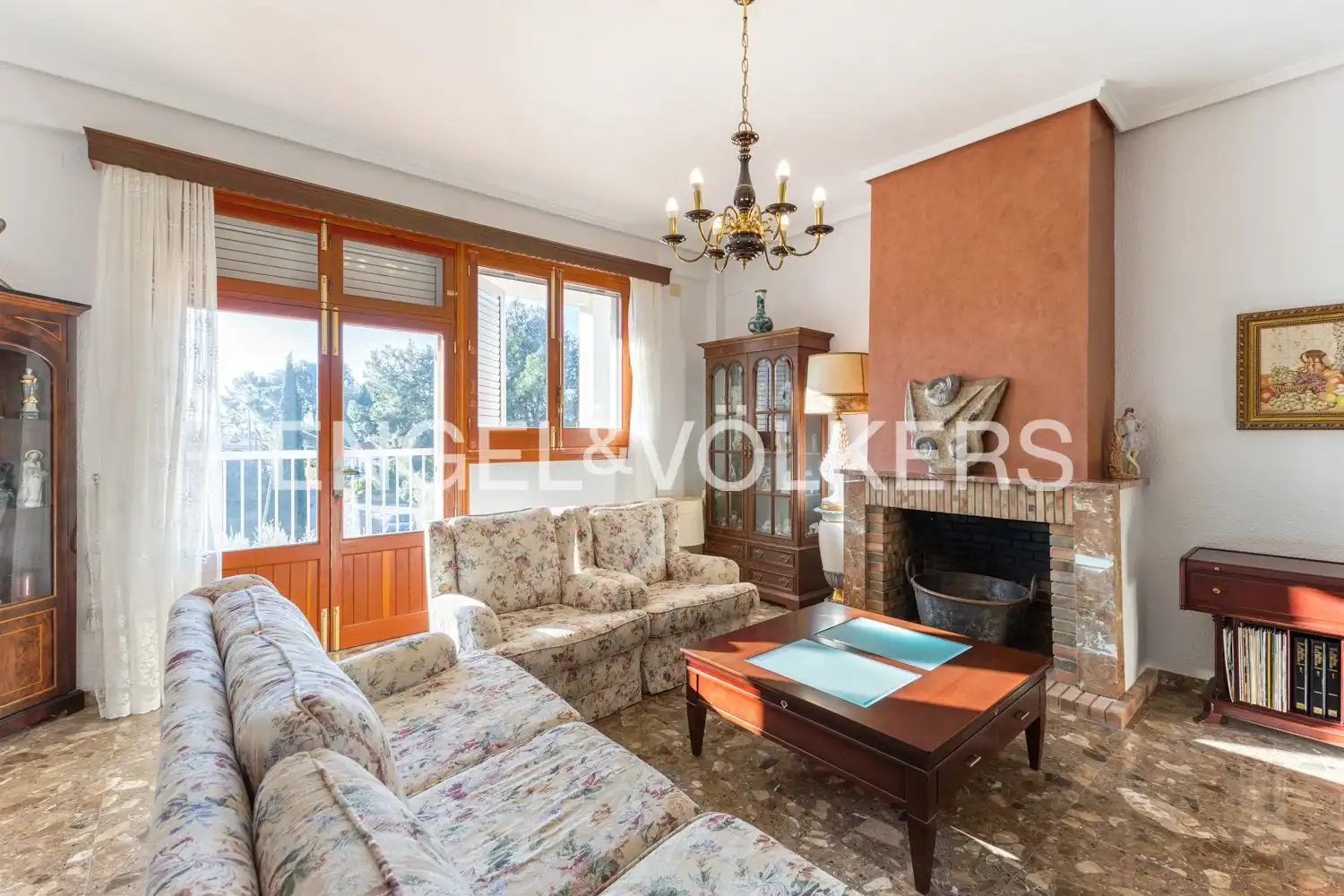 Sala de estar de Casa o chalet en venta en Pedralba con Calefacción, Jardín privado y Terraza