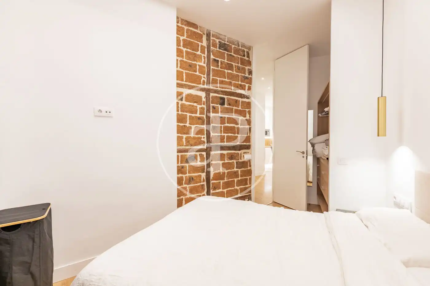 Bedroom of Flat for rent in Madrid  with Air Conditioner, Heating and Furnished