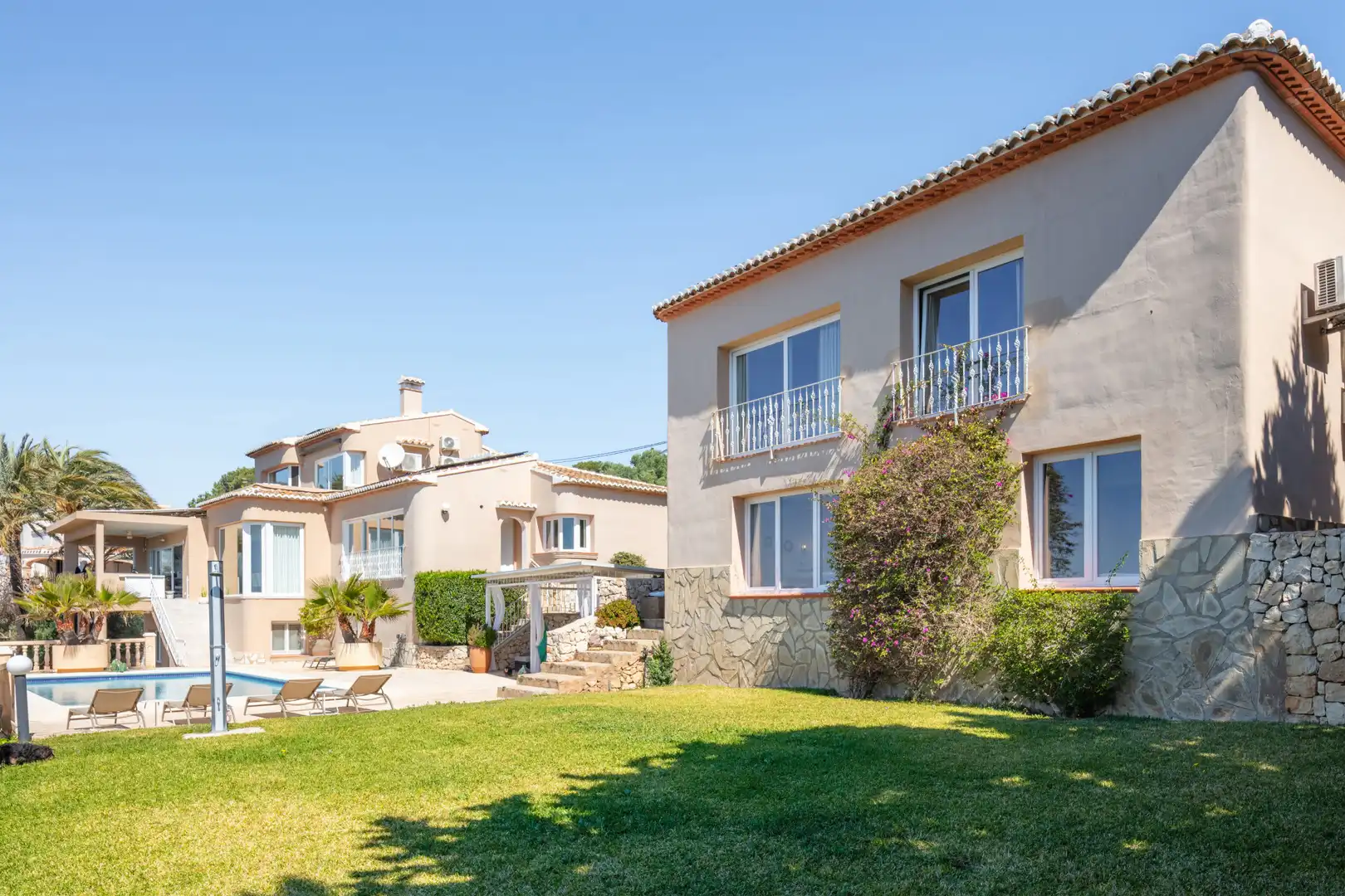 Exterior view of Houses for sale in Jávea / Xàbia  with Air Conditioner, Heating and Private garden