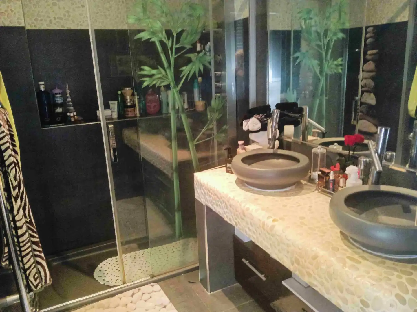 Baño de Casa adosada en venta en María de Huerva con Calefacción, Terraza y Trastero