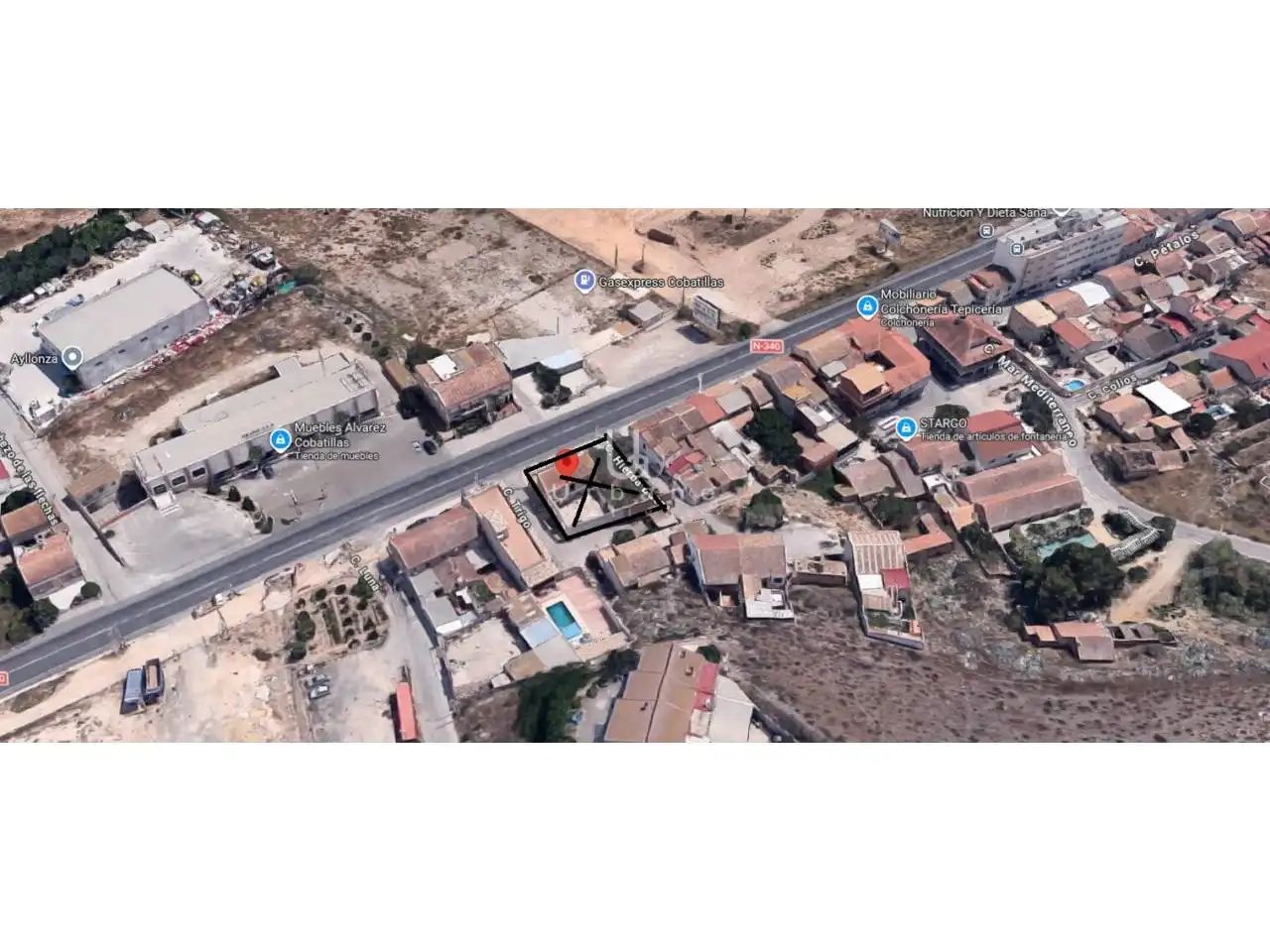 Vista exterior de Residencial en venda en Murcia
