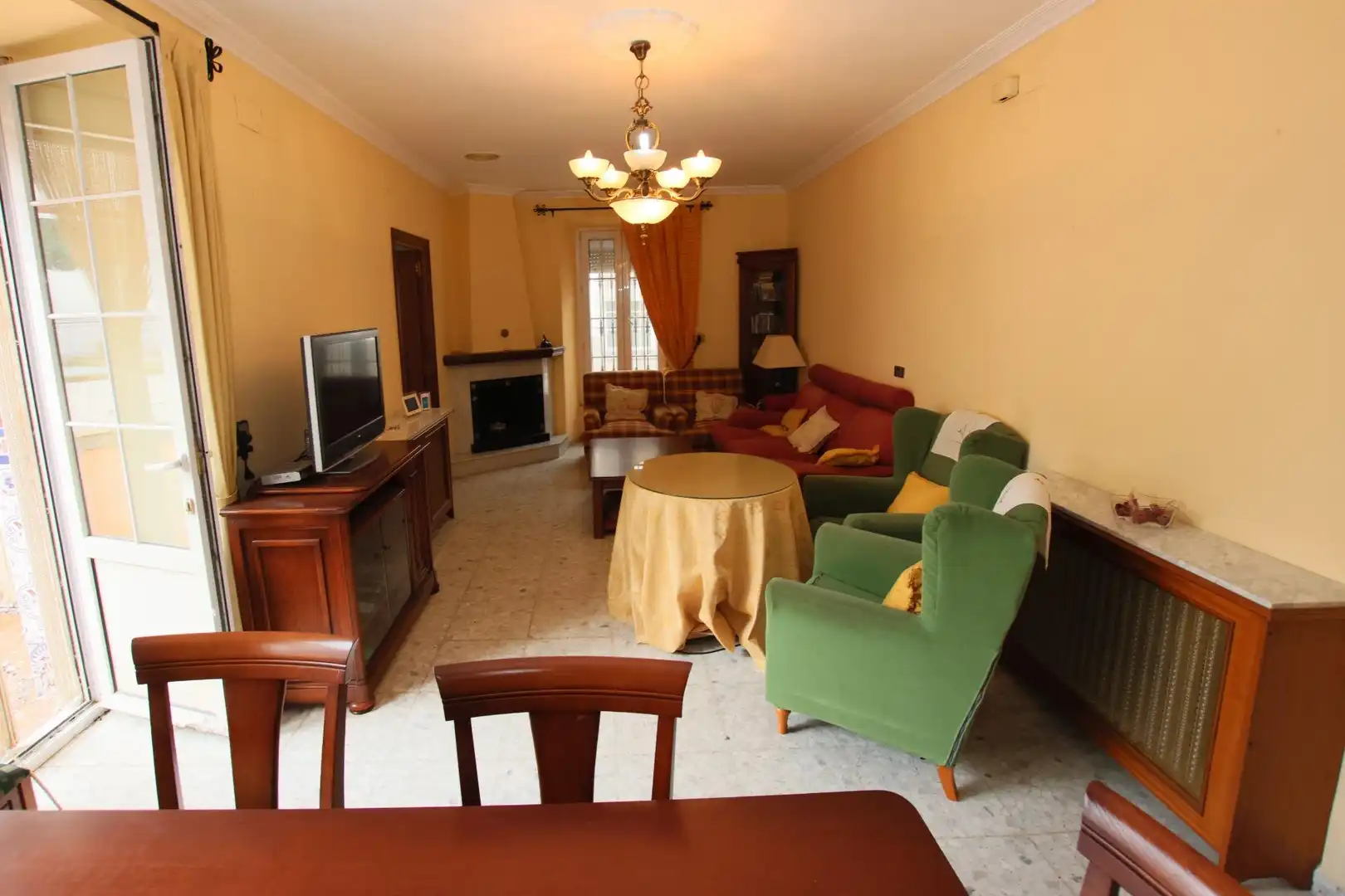 Sala de estar de Casa o chalet en venta en Montijo con Aire acondicionado, Calefacción y Terraza