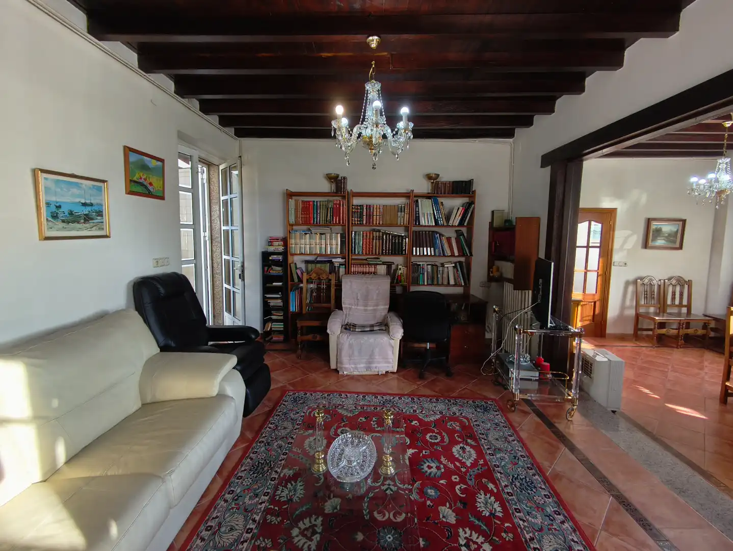 Living room of Houses for sale in Vedra  with Heating, Private garden and Terrace