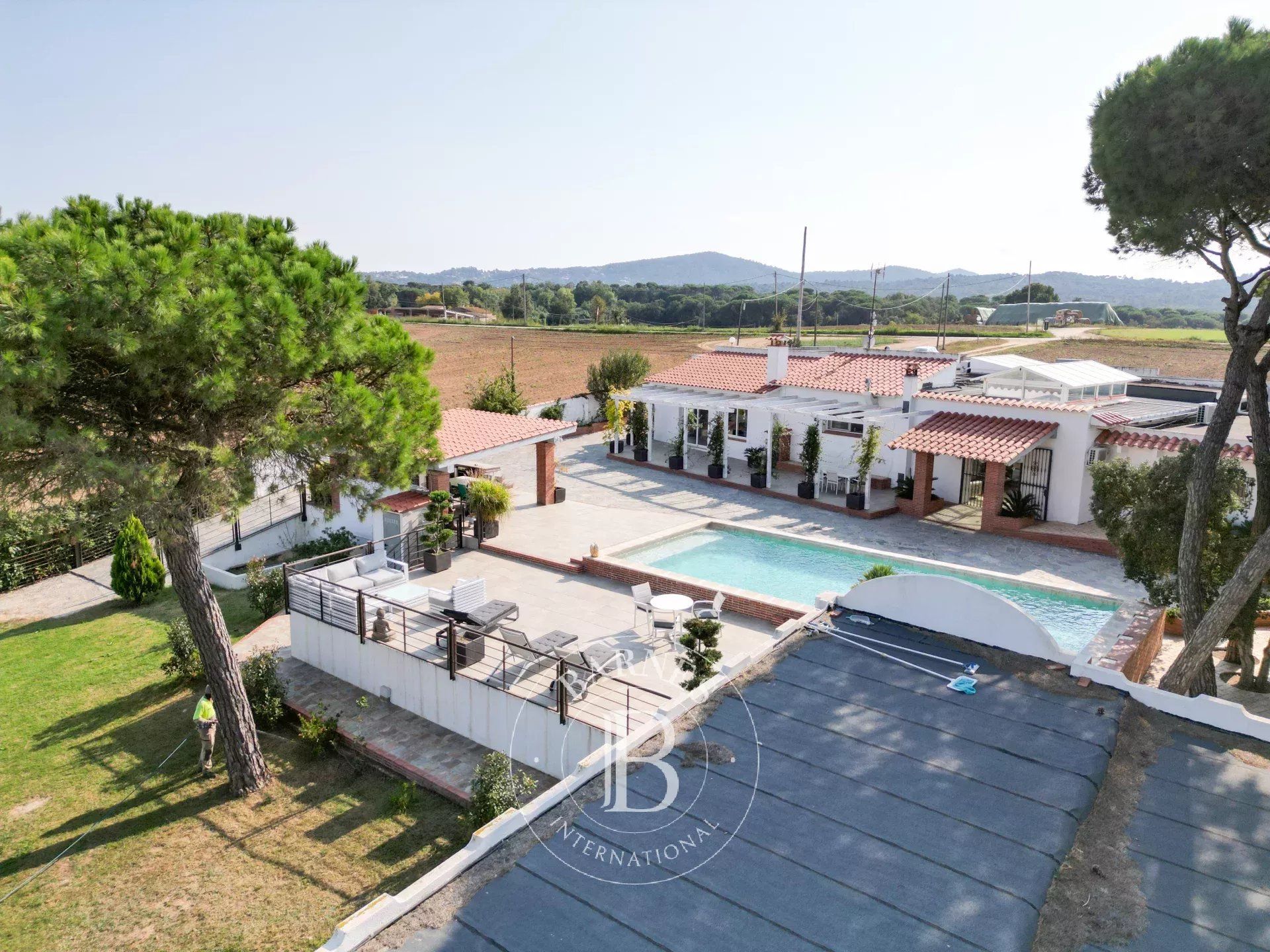 Terrace of Country house for sale in Maçanet de la Selva  with Air Conditioner, Heating and Swimming Pool