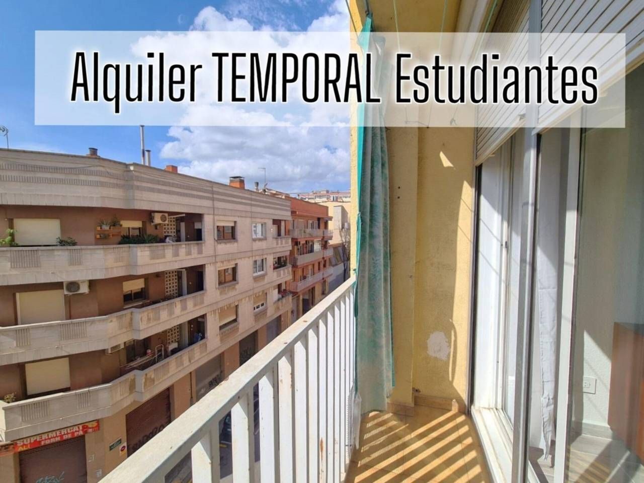 Vista exterior de Pis de lloguer en Ripollet amb Moblat i Balcó