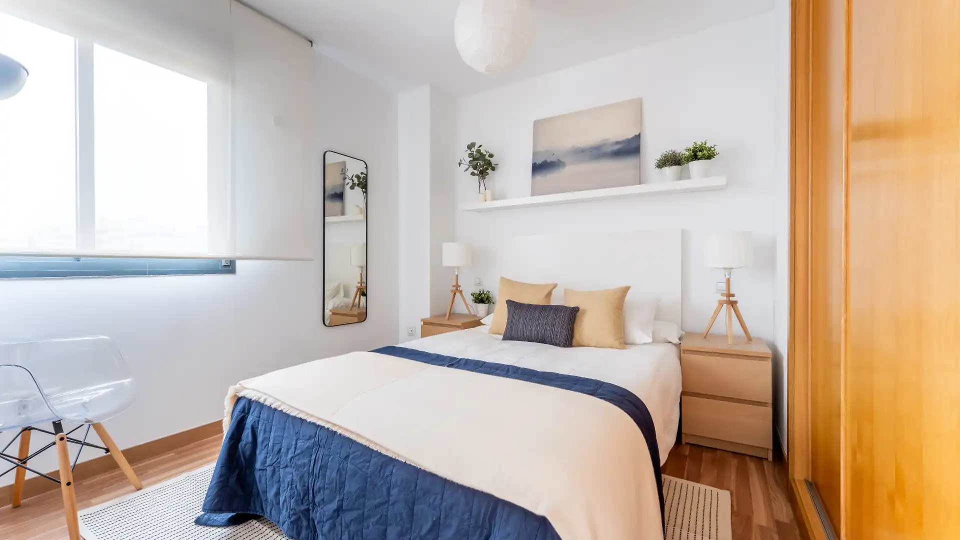 Bedroom of Flat for sale in  Madrid Capital  with Storage room and Community pool