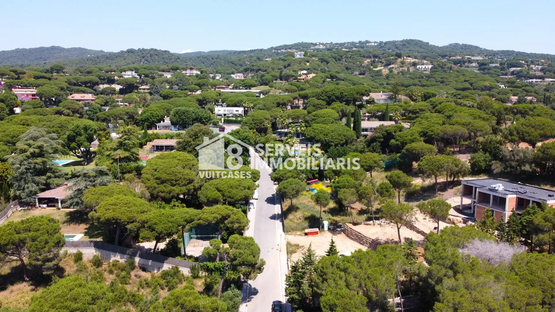 Exterior view of Houses for sale in Sant Andreu de Llavaneres  with Private garden