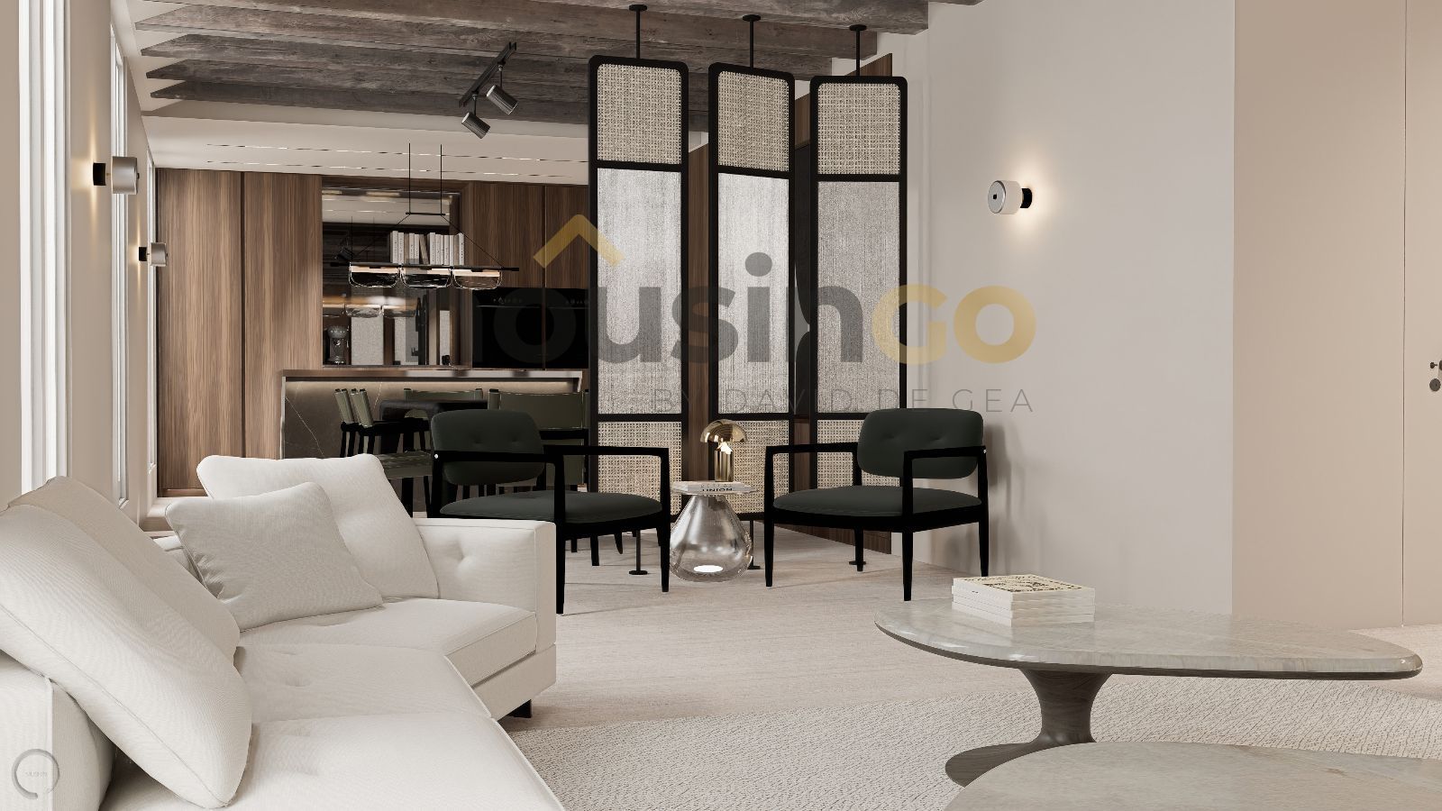 Sala de estar de Ático en venta en  Madrid Capital con Aire acondicionado, Calefacción y Terraza