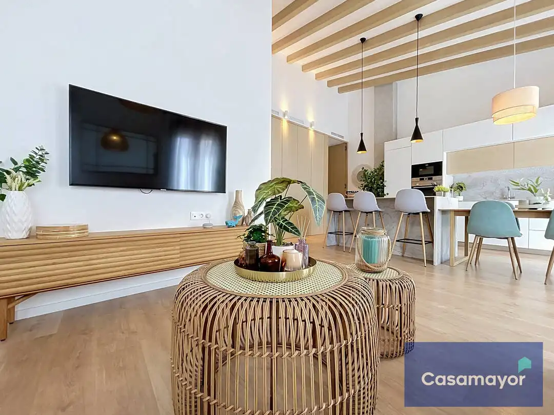Sala de estar de Piso en venta en Alicante / Alacant con Aire acondicionado, Calefacción y Terraza