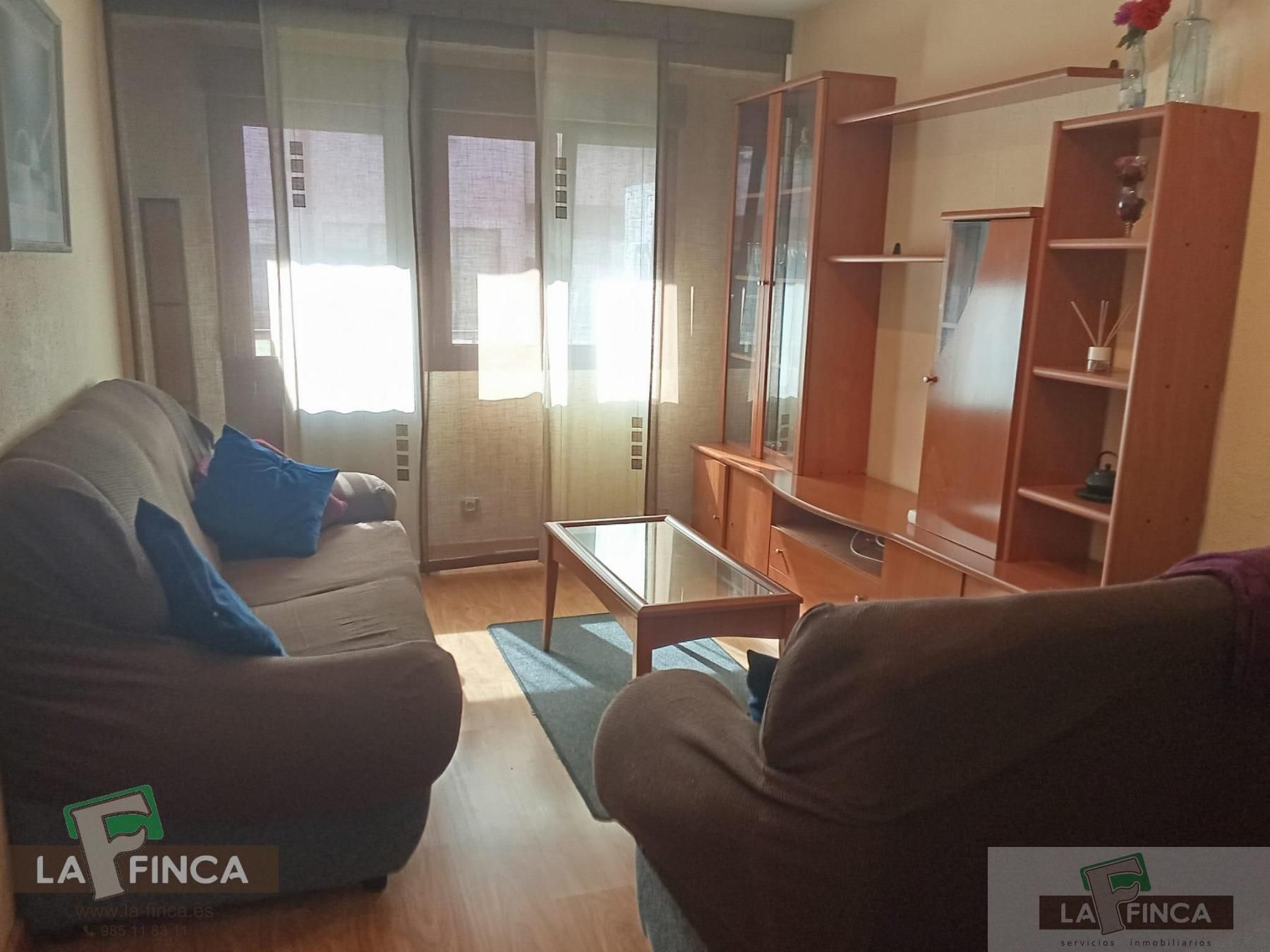 Sala d'estar de Pis en venda en Oviedo  amb Calefacció i Terrassa