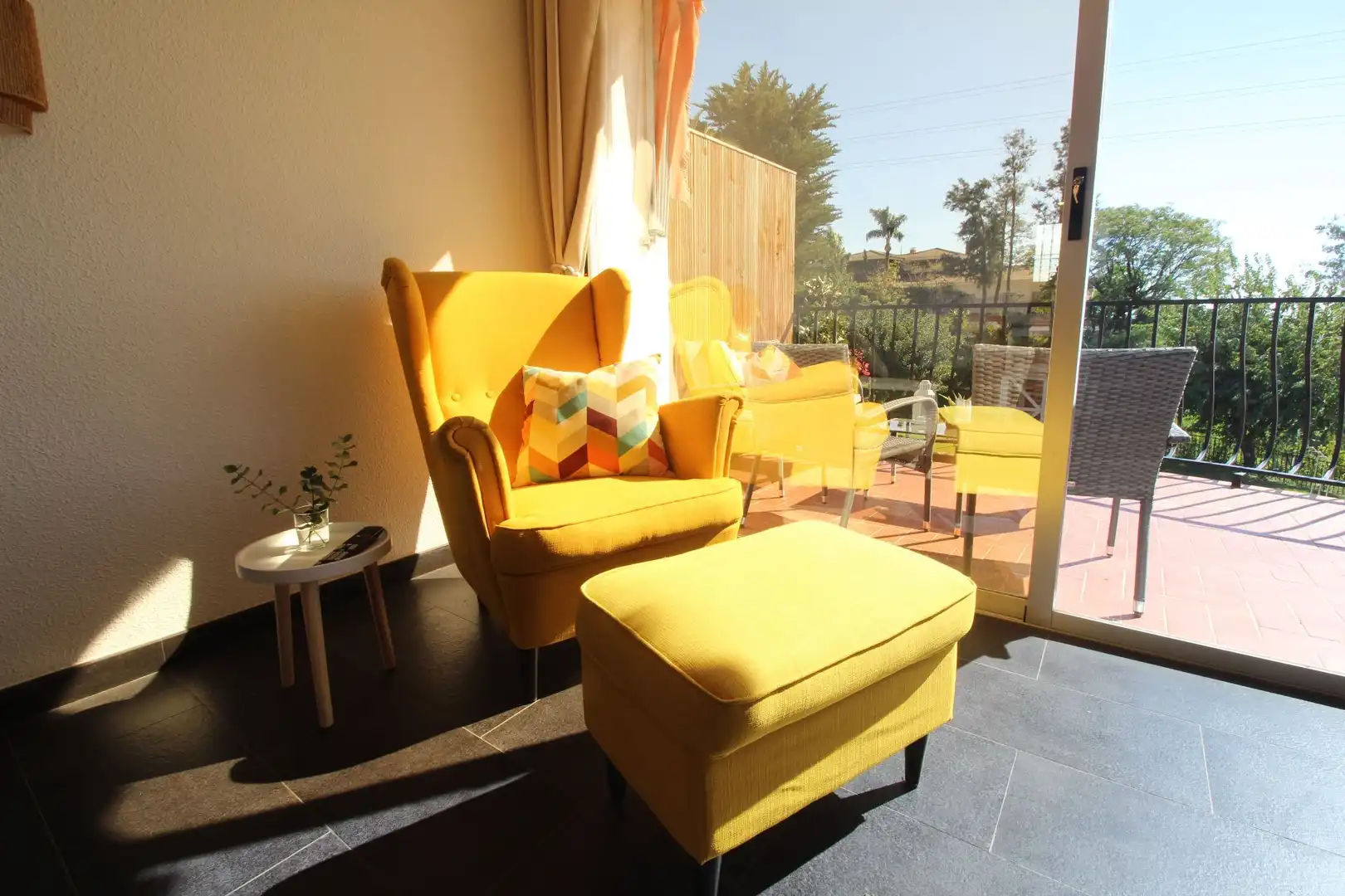 Living room of Flat for rent in Málaga  with Air Conditioner, Heating and Terrace